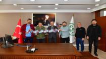 Artvin Trabzonspor Taraftarlar Derneğinden DSİ 26. Bölge Müdürü Yıldız'a Ziyaret