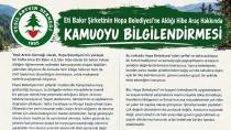 Yeşil Artvin Derneği'nden Hopa Belediyesi'ne Hibe Araç Tepkisi